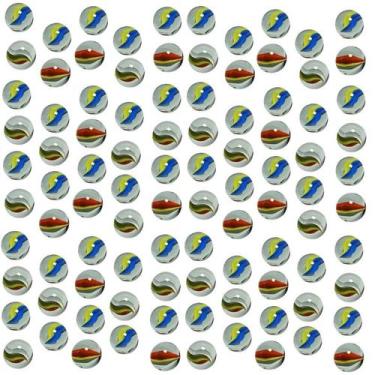 Imagem de Bolinhas de Gude Carambola Importadas 25 Unidades 16mm  Diversão, Cole