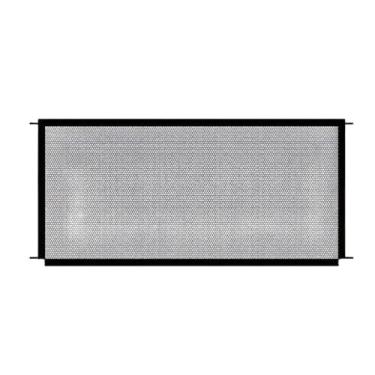 Imagem de Tela de Proteção Solar Retrátil, Cinza, Filtro de Malha Fina, Instalação em Janelas