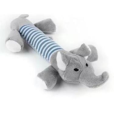 Imagem de Bichinho De Pelúcia Elefante Happy Day Com Apito Para Pet - A3Eimports