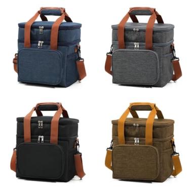 Imagem de Bolsa Termica Expansível De Grande Capacidade Para Piquenique Viagens Ao Ar Livre Na Praia(Cores Aleatorio 2 Unis)