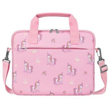 Imagem de Dadanism Bolsa de tablet para crianças, bolsa de transporte portátil de 10,5 polegadas com alça e alça de ombro, serve para Fire HD 8 Kids Pro, Fire 7, iPad Mini 7/6, Galaxy Tab A9 de 8,7 polegadas