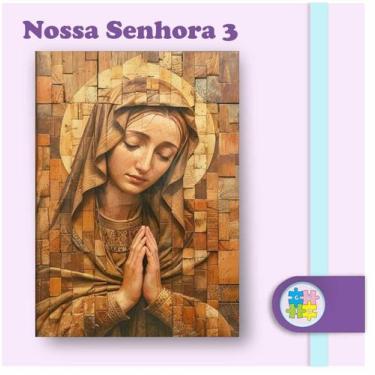 Imagem de Quebra-cabeça Nossa Senhora 3 A3 325 Peças - Guto Wood Arts