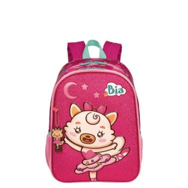 Imagem de Mochila Escolar Infantil Menina Grande Tini Bia Sestini Tapete Brinque