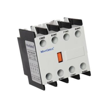 Imagem de Bloco de Contato Auxiliar Frontal para Contator 2NA+2NF - MarGirius