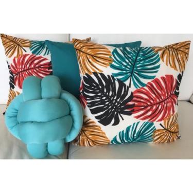 Imagem de Kit 3 Capas de Almofadas Decorativas + Almofada Nozinho(6)