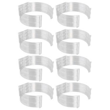 Imagem de Kit 8 Abraçadeira Impacto Para Cano Tubo 50Mm 2`` Incolor