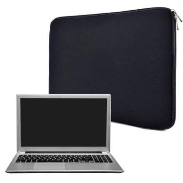 Imagem de Capa Protetora P/ Notebook Laptop Slim C/ Zíper Duplo Design Minimalis