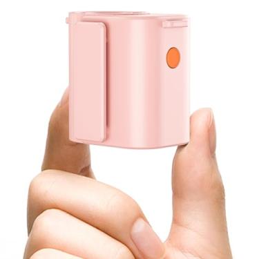 Imagem de Qtitis Ventilador turbo portátil de alta velocidade (18.500 RPM), tamanho de bolso, mini ventilador de cintura de fluxo de ar de resfriamento forte de 5 velocidades, ventilador de cinto ultraleve para