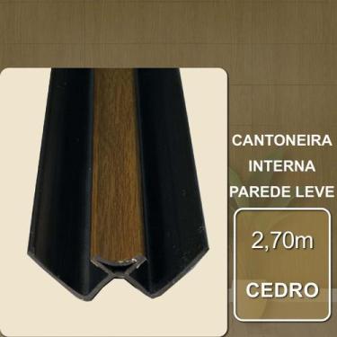 Imagem de Cantoneira Interna Cedro para Parede Leve 2,70m - FORMACO