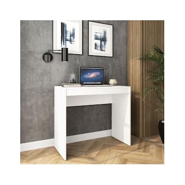 Imagem de Escrivaninha Politorno Liberdade 1 Gaveta MDP Compacta Pintura UV Corrediças Metálicas