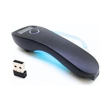 Imagem de Mini Leitor Código Barras Bolso Sem Fio 1D 2D QR Code Bluetooth Cor Azul-celeste Tipo De Conector Do Cabo Usb 5v para Tablet iPhone iPad Android iOS PC POS (GS-CH6-FBA)