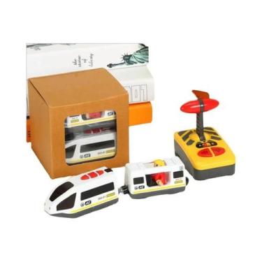 Imagem de Conjunto De Trem Elétrico RC Infantil, Brinquedo De Metal Fundido Para