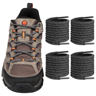 Imagem de Cadarços Endoto para botas de caminhada Merrell Moab e sapatos 56 cm