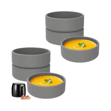 Imagem de Molde De Silicone Para Ovos Para Fritadeira a Ar, 3 Peças, Antiaderent