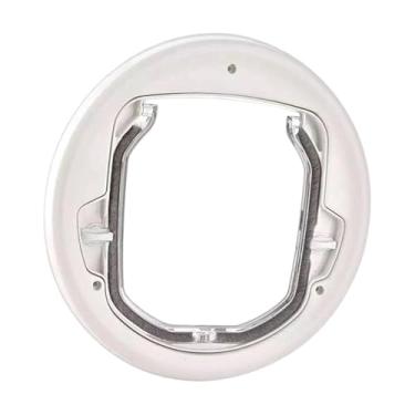 Imagem de Gralara Porta para Animais de Estimação com 4 Travas, Instalação Fácil E Exclusiva, Portão para Gatos, Portas de Correr de Vidro, Tela para Cães Pequenos, Branco