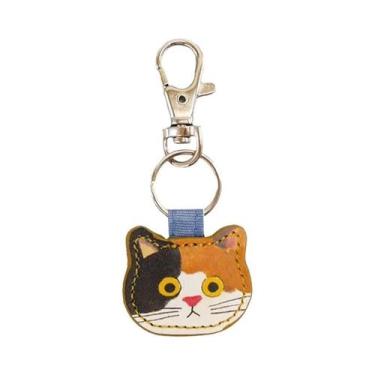 Imagem de Pingente De Chaveiro De Gato De Couro Kawaii, Acessórios De Decoração 