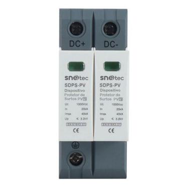 Imagem de DPS Snetec Protetor De Surtos 20/40kA 1000V DC Painel Solar