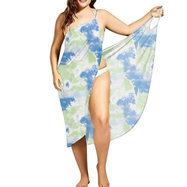 Imagem de Plus Size Toalha De Banho Roupão De Banho Listrado Praia Saia Enrolar Saia Saia De Férias Listrado Suspender Vestido Envoltório Mulheres Toalhas De Banho Sling Roupas, 17, M