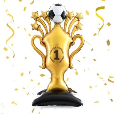 Imagem de Balões de troféu de futebol de futebol em pé (Troféu)