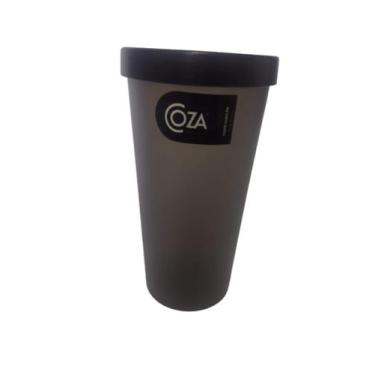 Imagem de Copos Nutri Com Tampa 500ml Coza, Preto