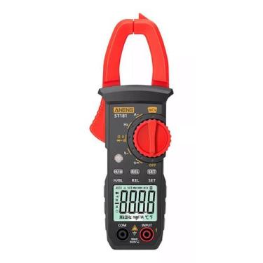 Imagem de Alicate Amperímetro Profissional com Estojo Aneng ST181 - Medição de C
