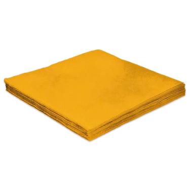 Imagem de Guardanapos de Papel Folha Dupla 32x32cm (Amarela, 32x32cm)