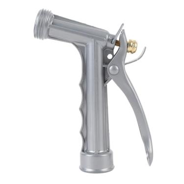 Imagem de TOPINCN Pulverizador de Bico de Mangueira de Jardim Pulverizador Resistente de Liga de Zinco Com 8 Padrões de Spray Ajustáveis ​​para Regar Plantas, Lavar Carros, Tomar Banho, Animais de (Plugue dos