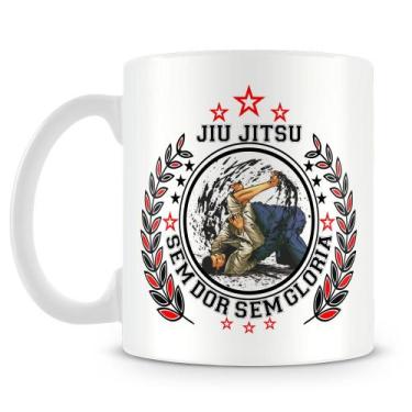 Imagem de Caneca Personalizada de Porcelana Jiu Jitsu - 325ml - Amo Canecas