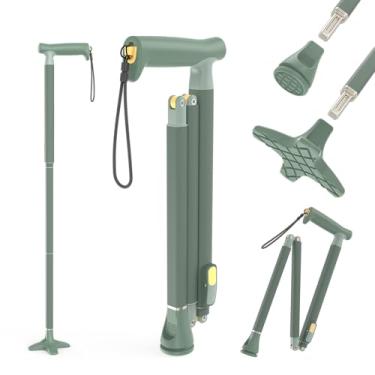 Imagem de Bengala de caminhada Michael Graves Quick Fold para homens e mulheres – Bengala dobrável para estabilidade e estilo – bengala dobrável dobrável – Bengala de caminhada para idosos e adultos