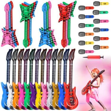Imagem de Conjunto de instrumentos infláveis Rock Star Chitidr 37 unidades com b