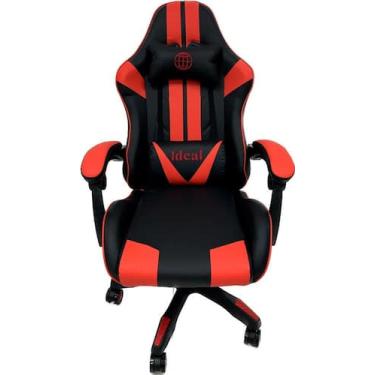 Imagem de Cadeira Gamer Ergonômica Escritório - Preta - IDEAL
