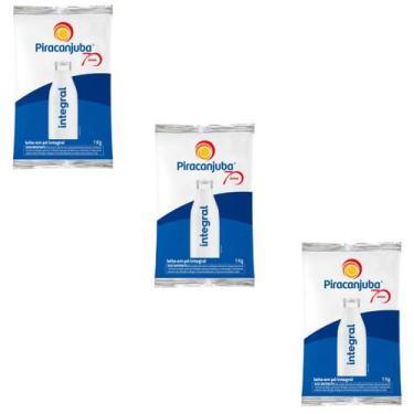 Imagem de Kit 3 Leite Em Pó Integral Piracanjuba 1kg Cada