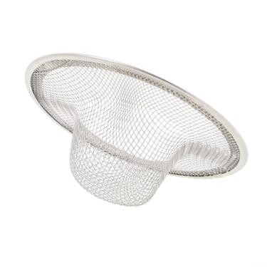 Imagem de Coador de aço para pia de banheiro tampa de filtro de ralo de chuveiro filtro de ralo de banheira coletor de ralo de cabelo para chuveiro de entrar no sistema de encanamento