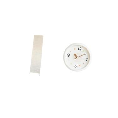 Imagem de Fenteer Abajur Moderno para Sala de Estar E Relógio de Parede, Decoração para Escritório, Sala de Estudo, Silencioso, com Números Grandes, Capa para Luminária