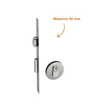 Imagem de Fechadura Rolete Porta Pivotante Pado Inox Escovada Máquina