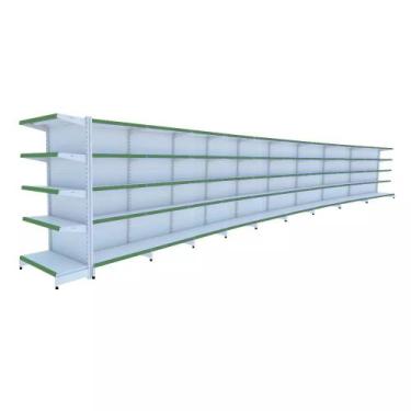 Imagem de Gondola Centro 170 Fit Ate 9 Metros 1 Ponta Branco 95b Pe Verde - AMAP