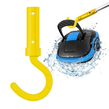 Imagem de Keyrank Gancho para todos os limpadores de piscina robóticos, acessórios personalizados para robô a vácuo de piscina, incluindo sem fio, acima do solo e debaixo d'água, anexado a postes telescópicos -