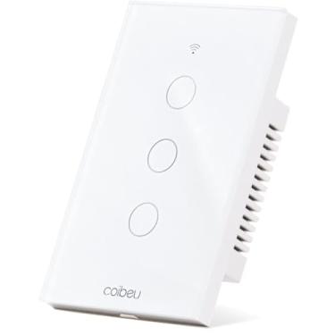 Imagem de Interruptor Smart Wifi Inteligente Touch Nova Digital 3 botões Lite BR 4x2