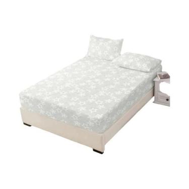 Imagem de Conjunto De Lençóis De Poliéster King Size 3 Peças Com Estampa, Lençol