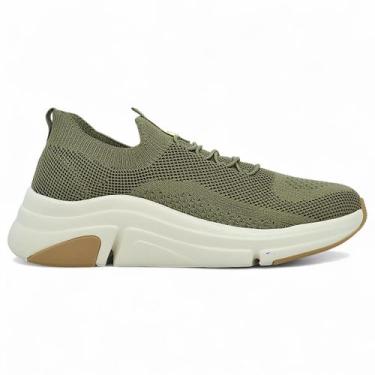 Imagem de Tenis Modare Ultraconforto Ortopedico Feminino Macio Slip On, Verde, 3