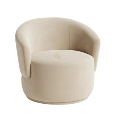 Imagem de Poltrona Orgânica Veludo – Design Curvo Confortável | Assento D26, Encosto D26, 77cm Largura | Sala, Quarto e Escritório – Vit Decor