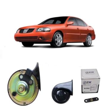 Imagem de BUZINA AUTOMOTIVA CARACOL COM PLUG (2 PINOS) E CONECTOR PARA SENTRA 2006 >2012