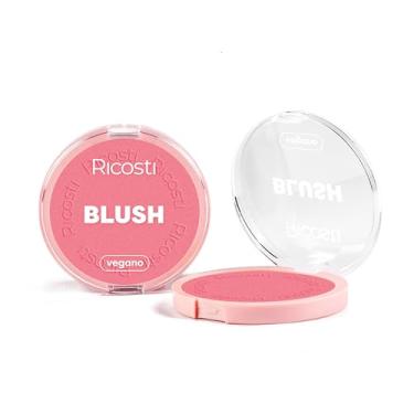 Imagem de Ricosti Blush Vegano Pêssego, 10g, Maquiagem Facial, Cor Rosa