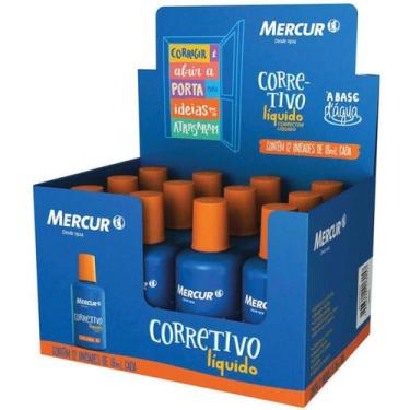 Imagem de Corretivo Mercur 18Ml Cx Com 12 - Gna