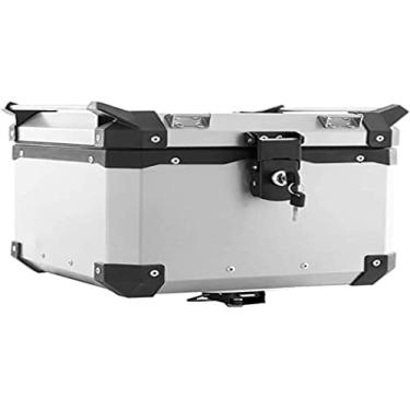 Imagem de Baú Alumínio Traseiro Top Case Roncar 35 Litros (Não Acompanha o Suporte) Super Adventure Universal Alumínio Escovado