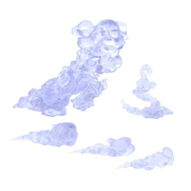 Imagem de JWQFBC Modelo com Efeito de Fumaça para Bonecas Articuladas, Decoração, Acessório de Iluminação, Peça para Figuras de ação para Colecionadores E Entusiastas