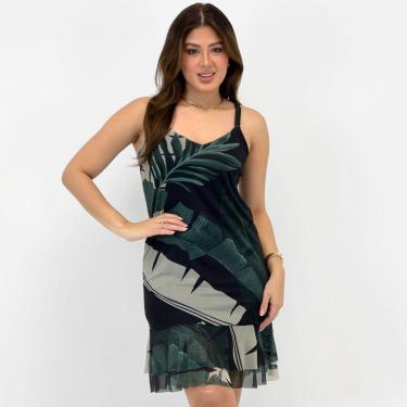 Imagem de Vestido Formitz Curto em Tule Estampado Feminino-Feminino