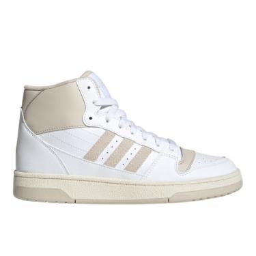 Imagem de adidas Tênis feminino Turnaround Mid, Branco/alumínio/off-white, 36