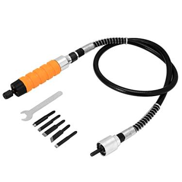 Imagem de Ferramenta de faca de gravação em cinzel para entalhar madeira, profissional, 5 lâminas, conjunto de tubo macio, alimentação elétrica de alta velocidade para entalhar madeira,