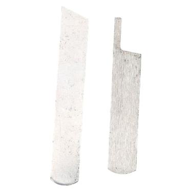 Imagem de Chiffonade Conjunto de 2 peças de lâminas superiores inferiores compatíveis com overlocker facas duráveis para máquina Serger GN1‑2 81-6 ferramentas de costura para uso doméstico